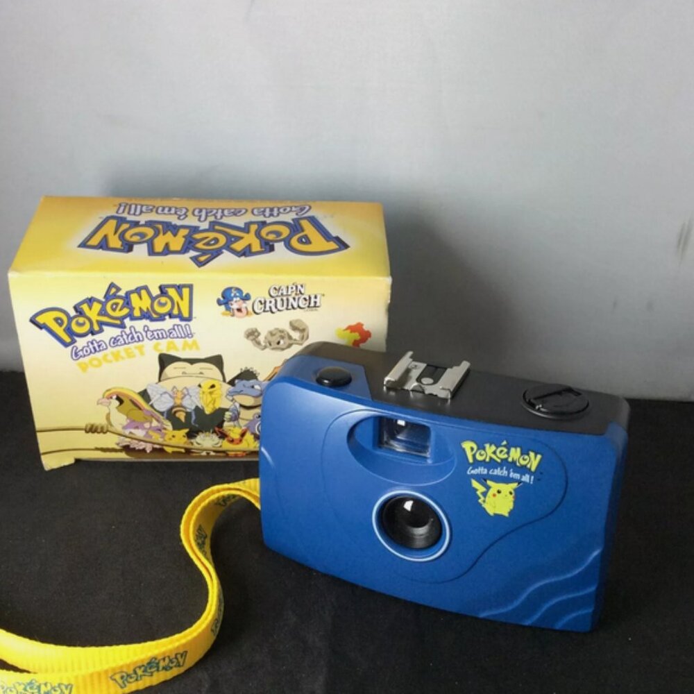NEW POKÉMON Pikachu Pocket Cam Camera 35mm Vintage 1999 - Cap N Crunch Promo